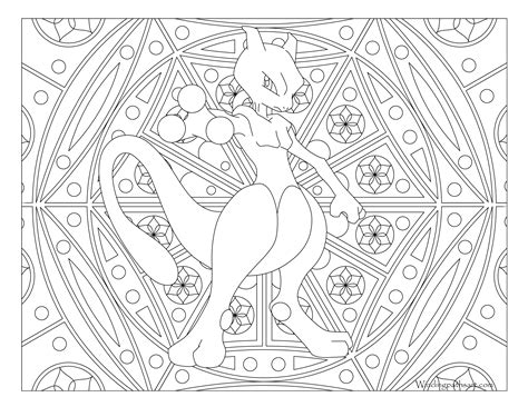 Adult Pokemon Coloring Page